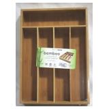 Bamboo Tray / Organizer - New - 10" x 14"