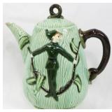 Vintage Ceramic Teapot w/ Elf