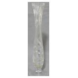 Cut Glass Bud Vase 10.5"