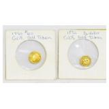 1850 and 1852 California Tokens, Gold?