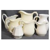 Assorted Pottery Pitchers