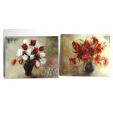 Pair Floral Wall Art 16 x 20