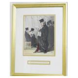 Honore Daumier Legal Studies Frame 17x12.5