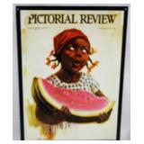 Pictorial Review Metal Sign 10x13.5