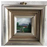 Oil on Board Miniature Frame 5x5