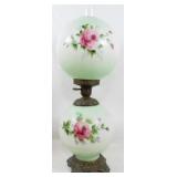 Lamp (As Is, Globe Has Piece Broken Off) 25"