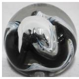 Art Glass Paperweight 2"