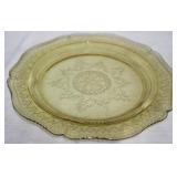 Yellow Madrid Platter 11"
