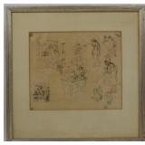 Signed Sketch 14.5x14.5