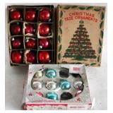 2 Boxes Vintage Christmas Ornaments