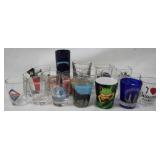 18 Assorted Shot Glasses