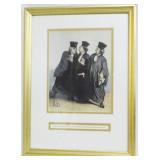 Honore Daumier Legal Studies Frame 17x12.5