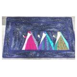 Signed  Three Wise Men Panel 37.5 x 23.5