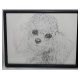 Frame of Dog 6.5x8.5