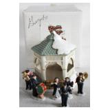 Colonial Village Gazebo with Figures and Box