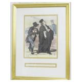 Honore Daumier Legal Studies Frame 17x12.5