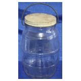 Glass Barrel Jar 10"