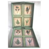 2 Serving Trays - 11.5" x 13" & 12" x 14"