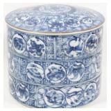 Blue and White Stacking Bowl Set