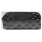 Metal Basket Tray 4x14x9
