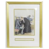 Honore Daumier Legal Studies Frame 17x12.5