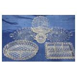 7 Fostoria American Glass Items