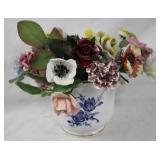 Ceramic Flower Arrangment in Vase 10x11