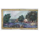 Oil on Board Frame Signed 7x12.5