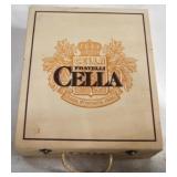 Cella Fratelli Wood Box 10.5x12.5x3.5