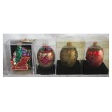 4 Christmas Ornaments