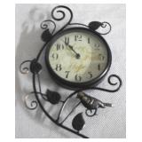 Metal Clock - 15" x 10"