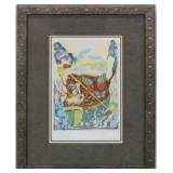 Dawn of Six Swords Giclï¿½e by Salvador Dali w/ COA