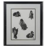Frame of Dogs 20.5x17