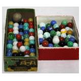 2 Boxes of Vintage Marbles