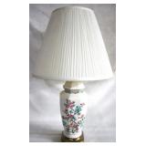 Oriental Porcelain Lamp - 30" Tall