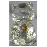 Fenton November Birthstone Bear 3.5"