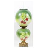 Vintage Painted Gone With The Wind Lamp