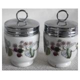 2 Royal Worcester Spice Jars 4"