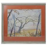 Janet Roller "James River Drestle" Watercolor