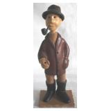 Wood Man Statue - 12" Tall