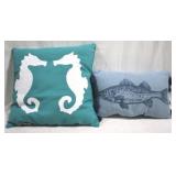 2 Throw Pillows