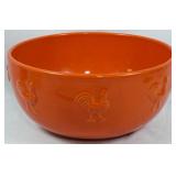 Eurogres Orange Bowl w/ Chickens 5x10"