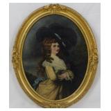 Framed Portrait Unsigned 16.5x13.5