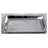 Mirror Glass Tray 14 x 8, chip on side
