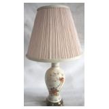 Oriental Porcelain Lamp - 23" Tall