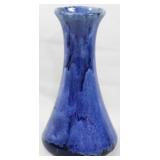 Blue Pottery Vase 8.5"