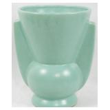 Green Pottery Vase 8.5"