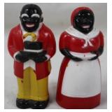 F&F Mold Co. Aunt Jemima & Uncle Mo Shakers