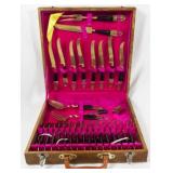 Vintage Thailand Flatware Set in Box