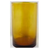 Amber Glass Vase 10"